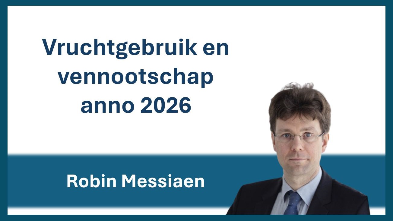 vruchtgebruik en vennootschap